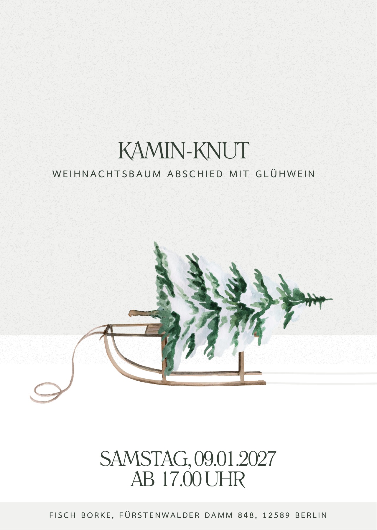 Plakat zu Kamin Knut
