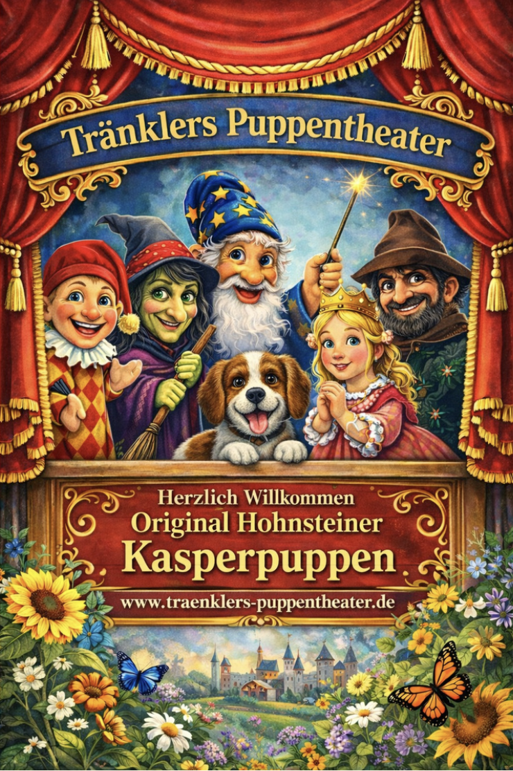 Plakat zu Tränklers Puppentheater